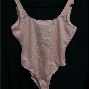 Versace One piece high-cut swimsuit in size US med